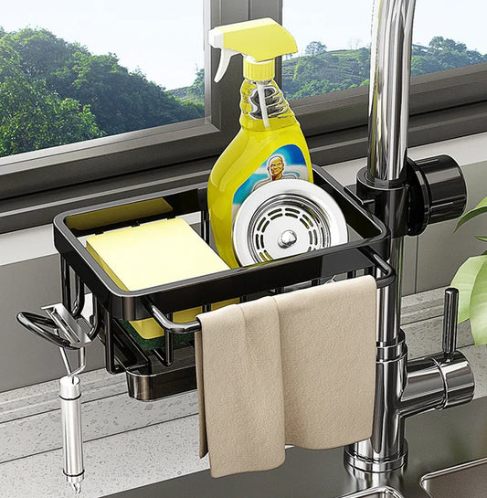 🔥 Last Day Sale Off 49% ⏰ - Kitchen Sink Faucet Organizer 🎉